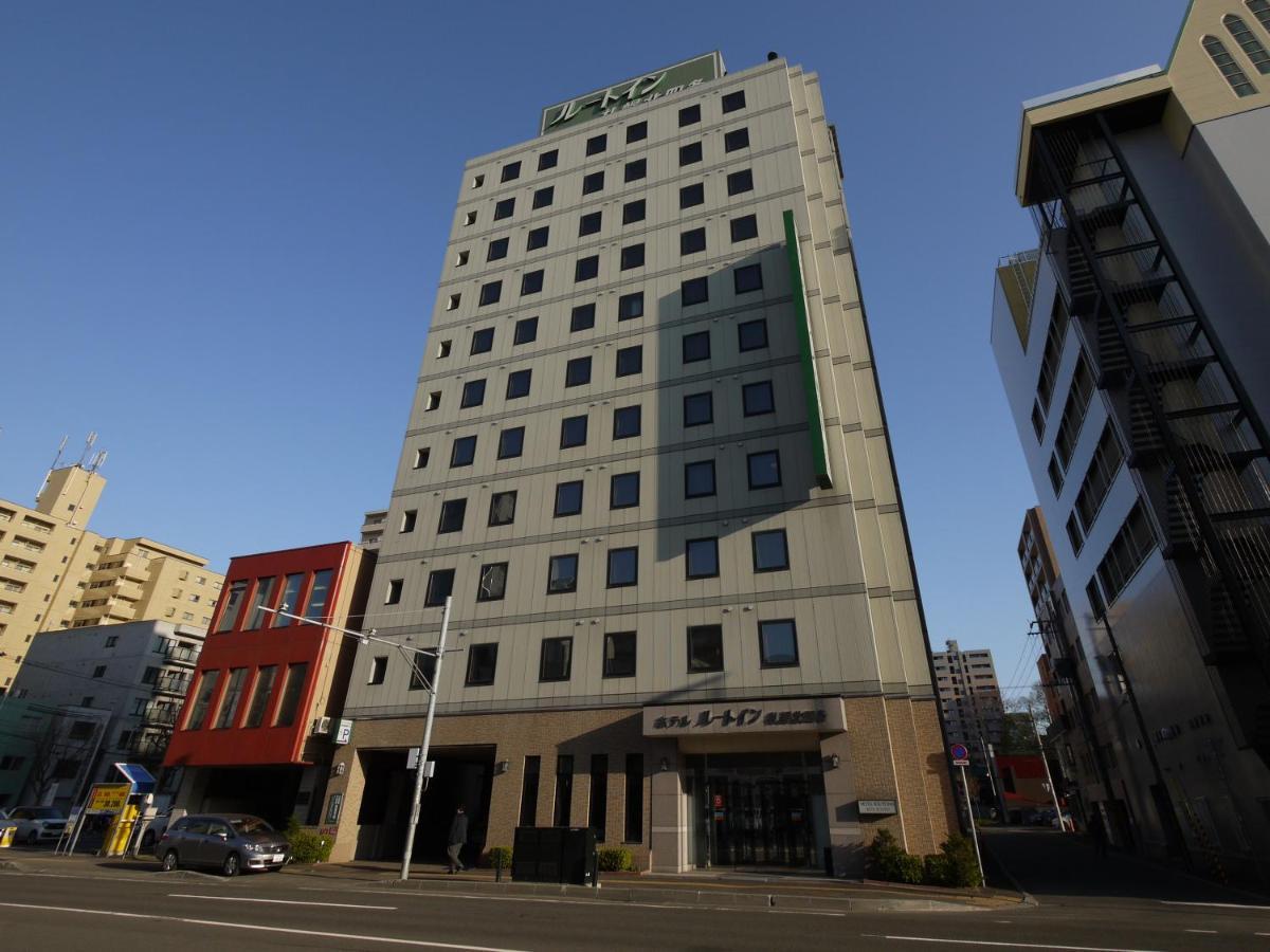 Hotel Route-Inn Sapporo Kitayojo Exterior foto